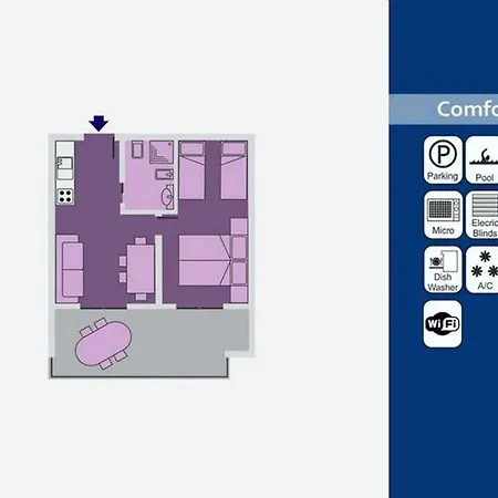 דירה Elegant Just 250mt From The ביביונה